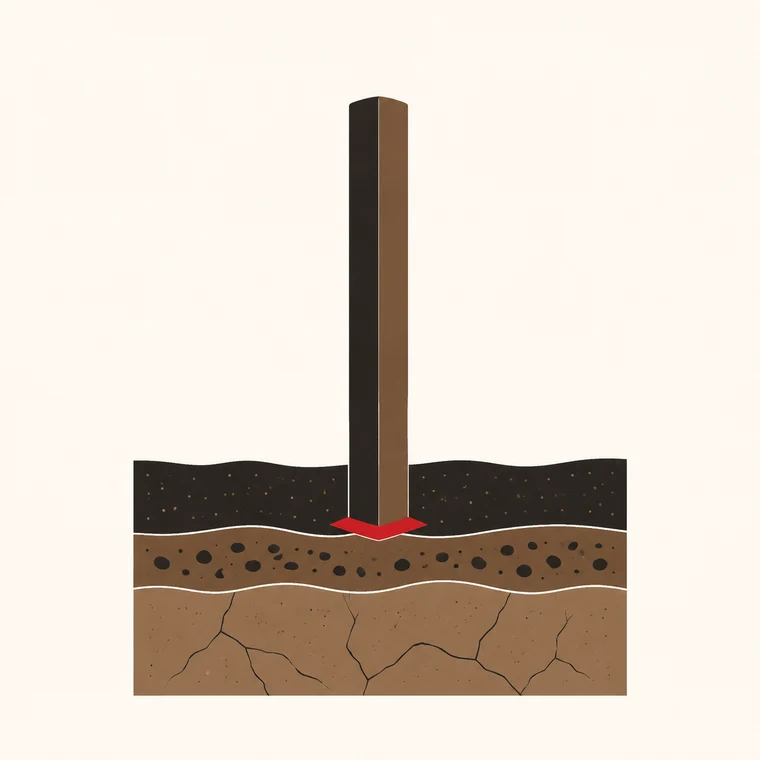 Illustrazione: impianto ancorato all'osso