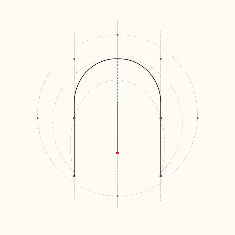 Illustrazione: arcata dentale e allineamento